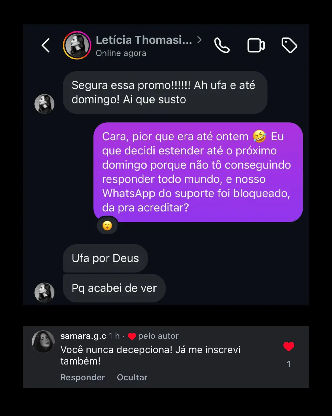 Dep Samara e Leticia