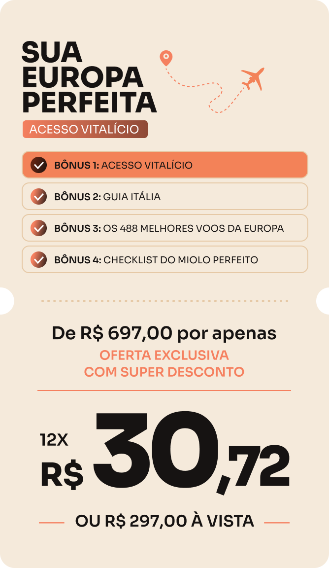 Oferta Sua Europa Perfeita no celular